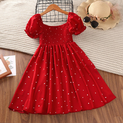 Short-sleeved Princess Dress