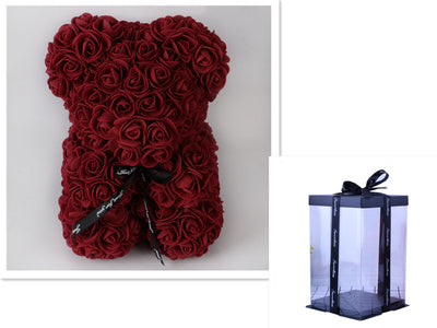 Valentine's Day Gift Rose Bear  Flower