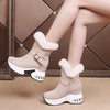 Women's Boots Warm Plush Winter Shoes  Height Boots