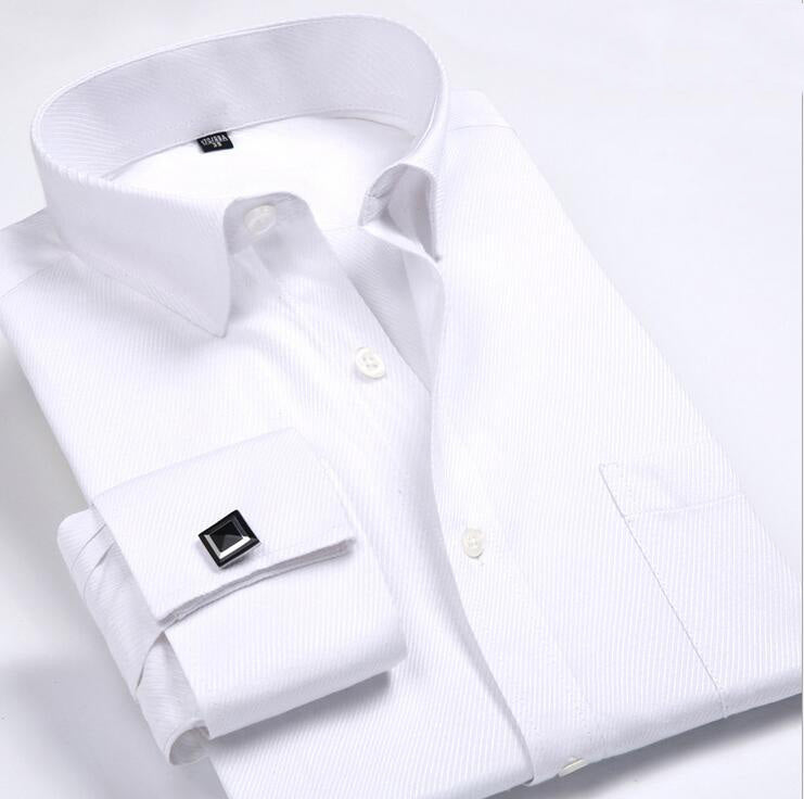 Men's cufflink shirt business