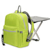 Folding stool bag can sit sports backpack