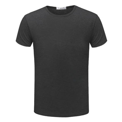 Mens Short Sleeve O-neck Slim T Shirt