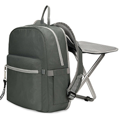 Folding stool bag can sit sports backpack