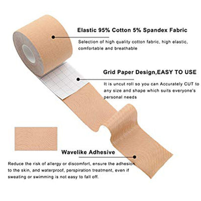 Adhesive tape for chest lifting