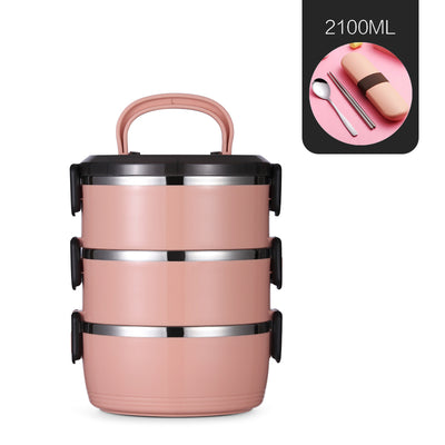 Stainless steel multi-layer lunch box