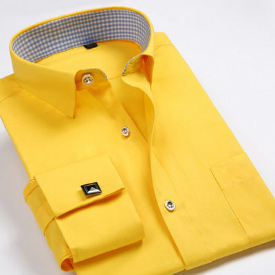 Men's cufflink shirt business