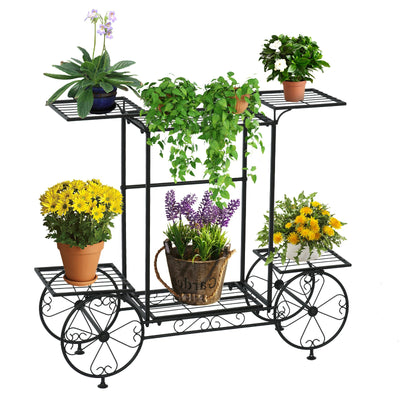 Garden Cart Stand & Flower Pot Plant Holder.