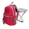 Folding stool bag can sit sports backpack