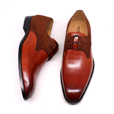 British Style Carved Leather Shoes