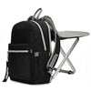 Folding stool bag can sit sports backpack