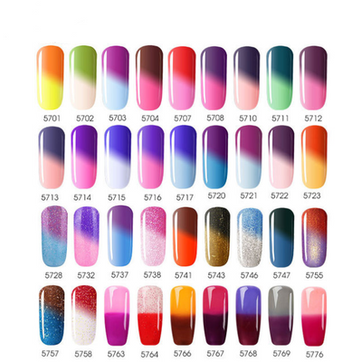 Gradient nail polish