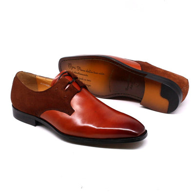 British Style Carved Leather Shoes