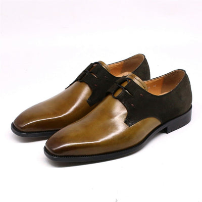 British Style Carved Leather Shoes