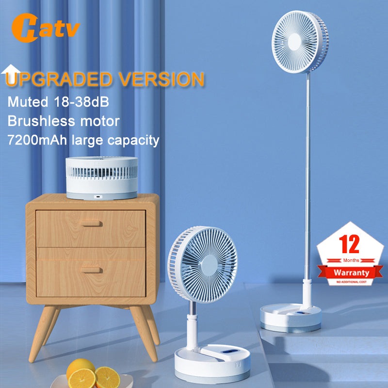 Rechargeable Folding Stand Fan