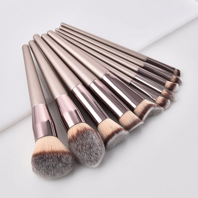 10Pcs/Set High Quality Pro Makeup Brush Kit