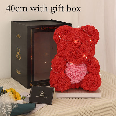 Valentine's Day Gift Rose Bear  Flower